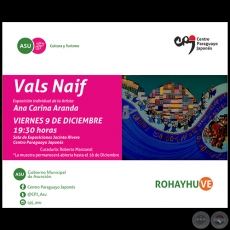 Vals Naif - Exposición individual de la artista Ana Carina Aranda - Viernes 9 de diciembre de 2016